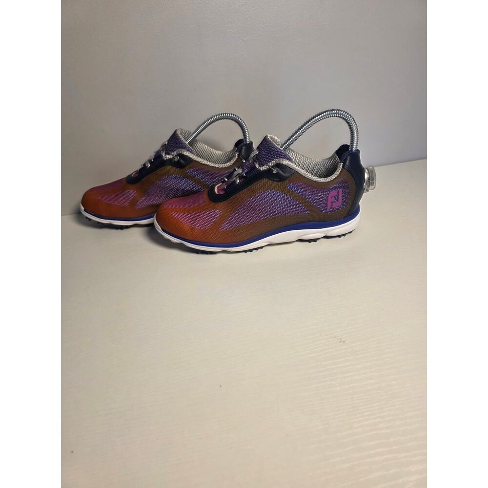 FootJoy emPOWER Spikeless Golf Shoes Women’s 9.5 Ombre Sunset Country Club Pink - Picture 5 of 7